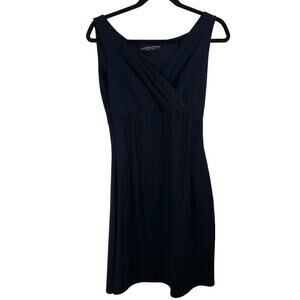 La Petite Robe di Chiara Boni Sleeveless Crossover V Neck Dress Black Size M